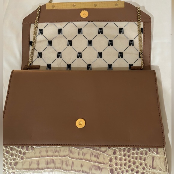 AUTHENTIC Antonio Melani pink snake skin like leather - Picture 5 of 9